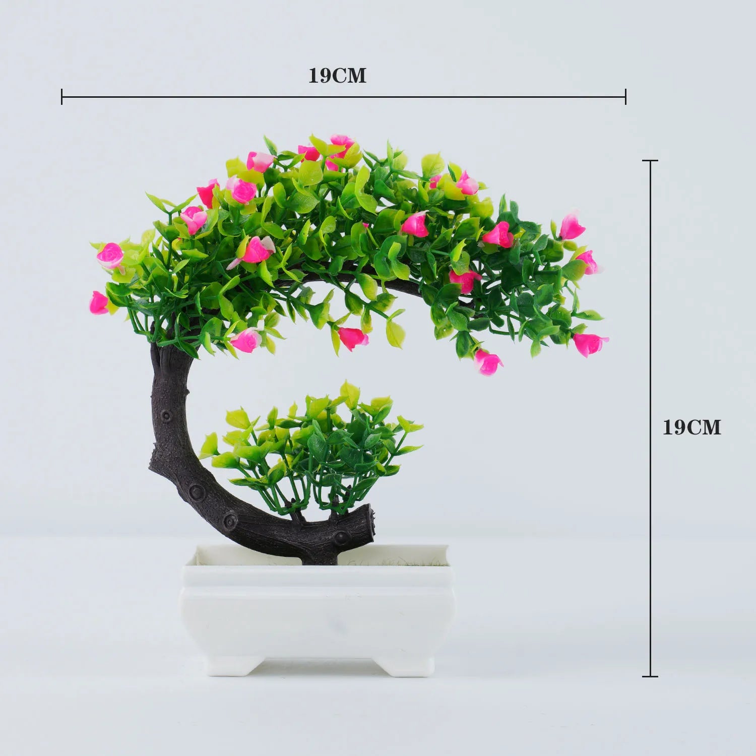 Artificial Plants Bonsai Small Tree Simulation Pot Plants Fake Flowers Table Potted Ornaments for Garden Home Hotel Decoration