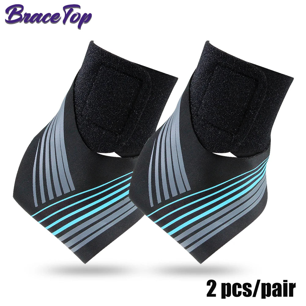 1 Pair Professional Ankle Support Brace for Sports Protect Plantar Fasciitis Achilles Tendonitis Ligament Damage Injury Recovery