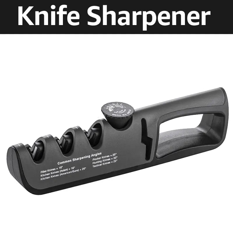 Knife Sharpener Professional 3 Stages Whetstone Kitchen Chef Knives Grinder Scissors Sharpening Stone Heavy Duty Diamond Blades