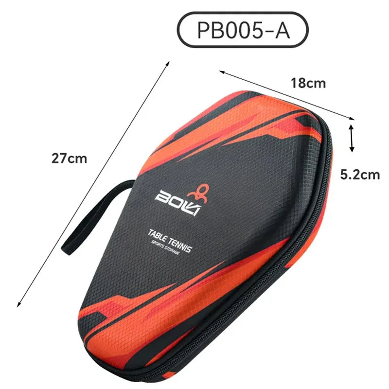 1pcs Table Tennis Racket Bags EVA Hard Shell Waterproof Dustproof Table Tennis Paddles Box Case Storage Bag With Hand Strap good