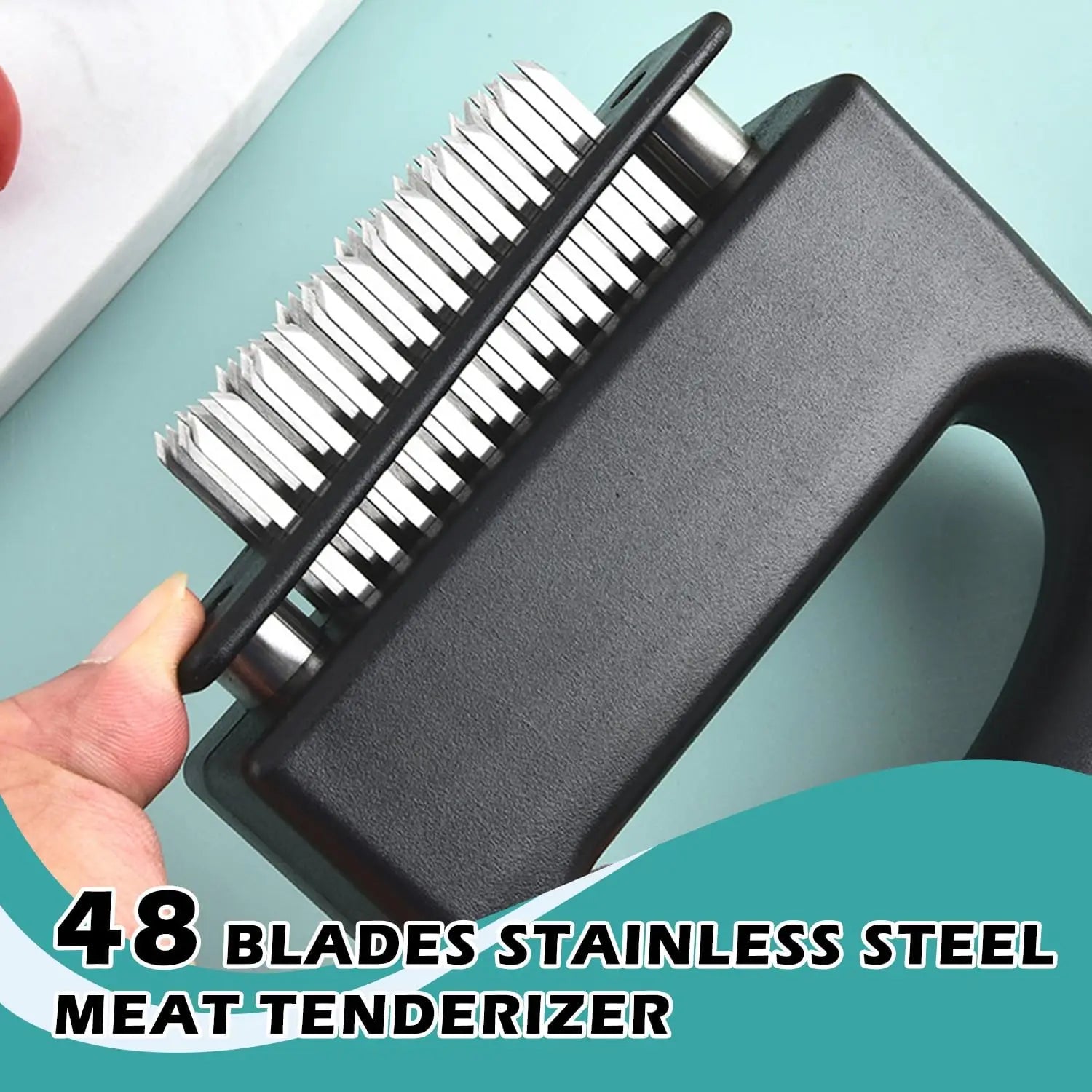 48 Blades Needle Meat Tenderizer Stainless Steel Knife Meat Beaf Steak Mallet Meat Tenderizer Hammer Pounder Cooking Tools