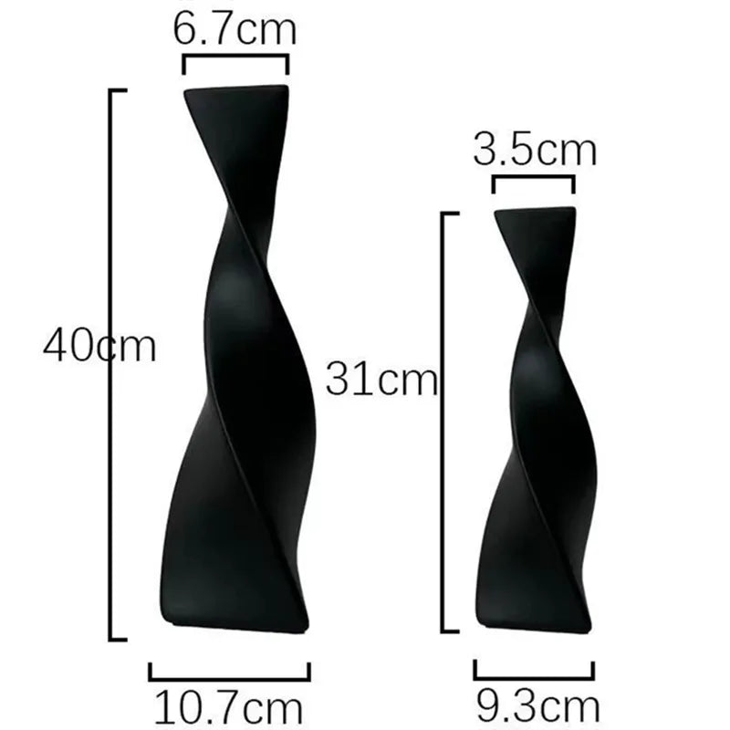 Nordic Vases Ceramics Modern Flower Vase Creative Luxury Flower Bottle Design Minimalist Living Room Flowerpot Home Furniture