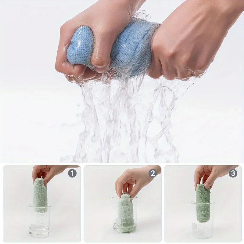 20 Sheets/Roll Microfiber Dishcloth – Multi-Functional Double-Sided Kitchen Cloth, Ideal for Utensil Cleaning, Kitchen Accessory