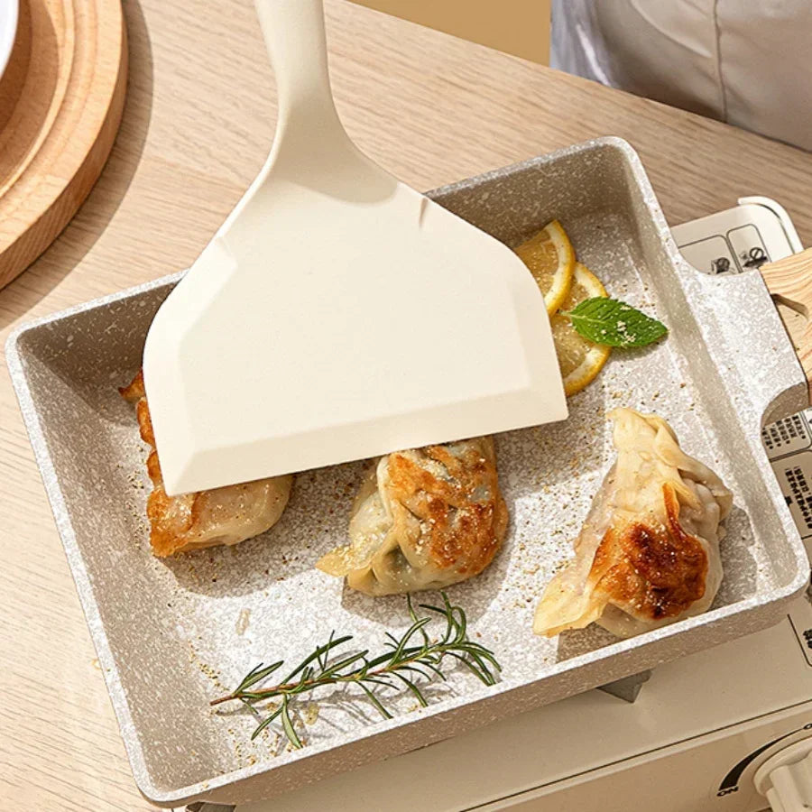 Silicone Heat Resistant Spatula Household Food Grade Non-stick Frying Pan Sushi Steak Fish Pancake Baking Scoop Kitchen Tool