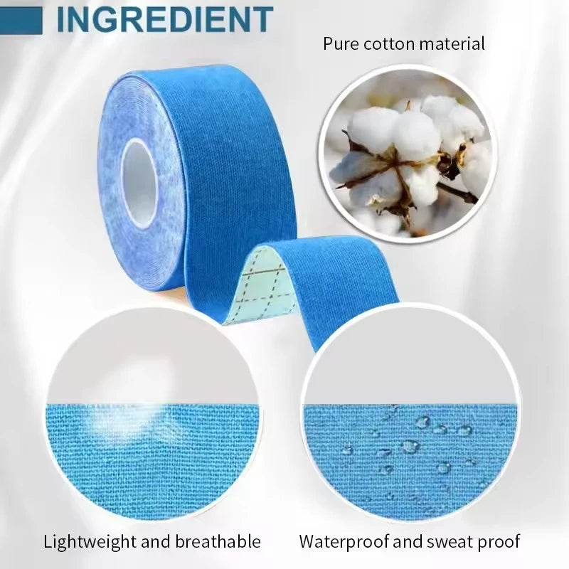 5cm * 5m Sports Waterproof Sports Tape Sticker Sports Bandage Muscle Recovery Protective Belt Support Bandage