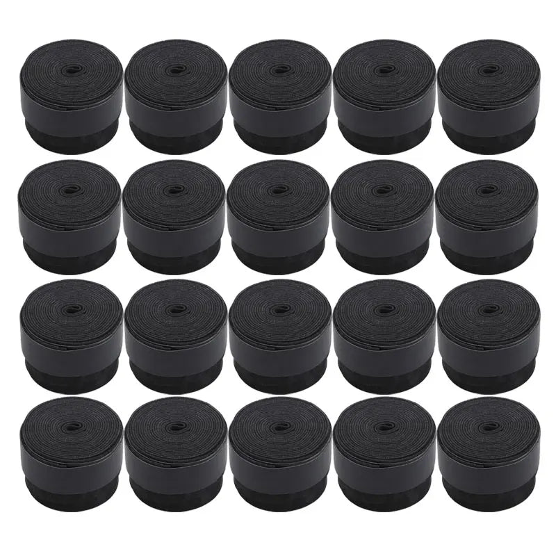 20/60pcs Universal Sweatbands Overgrip Anti-slip Tennis Racket Padel Shock Absorption Badminton Grips Slingshot Tennis Racket
