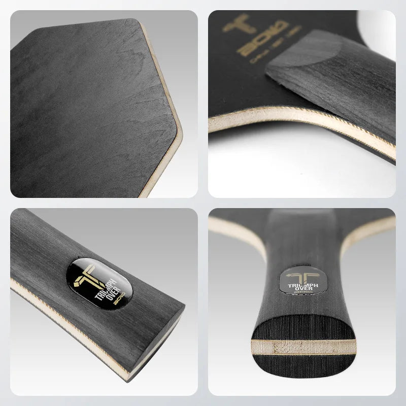 Hexagonal Table Tennis Blade 5ply Pure Wood Increase The Thickness Of The Paulownia FL Ping Pong Base With Fast Attack & Arc