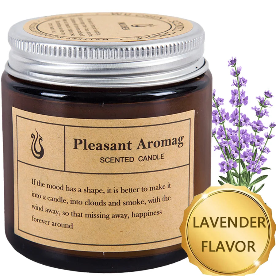 1pc Lavender Scented decorative candle, smokeless aromatic, cake candle fireworks room coconut wax home decor valentines