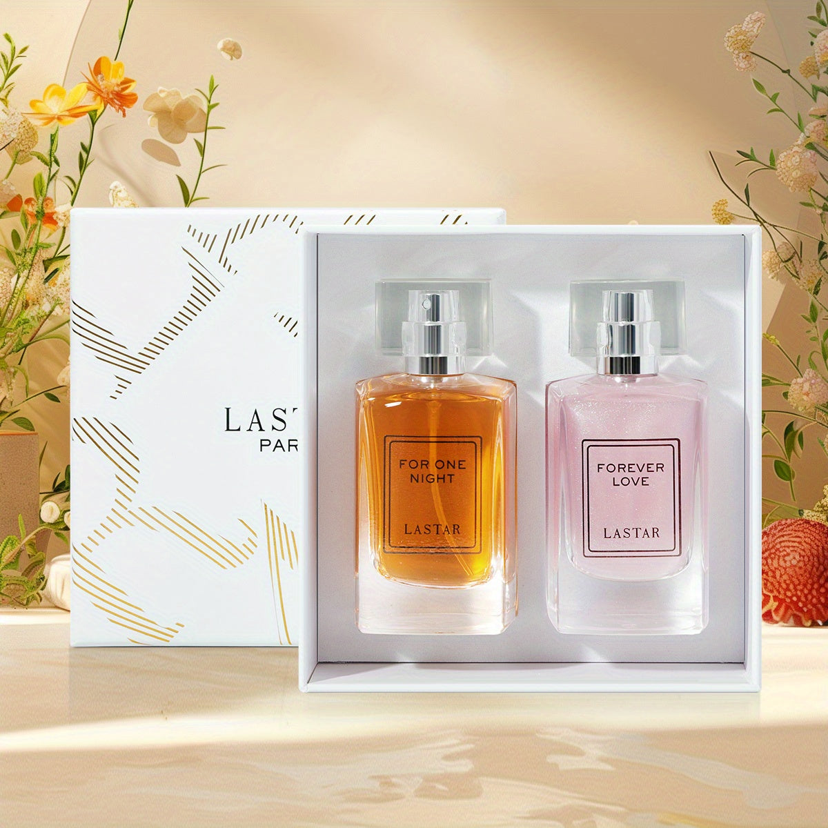 Damen Parfum 100ml Langanhaltend, Hochwertig, Klassischer Blumiger Duft mit Sandelholz und Zeder, Elegant, Perfekt für Besondere Anlässe, Geschäftliche Aktivitäten, Geschenkset